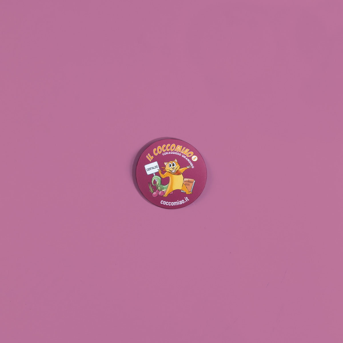 Calamita - COCCOMIAO 3 - va a Certaldo Ø6cm